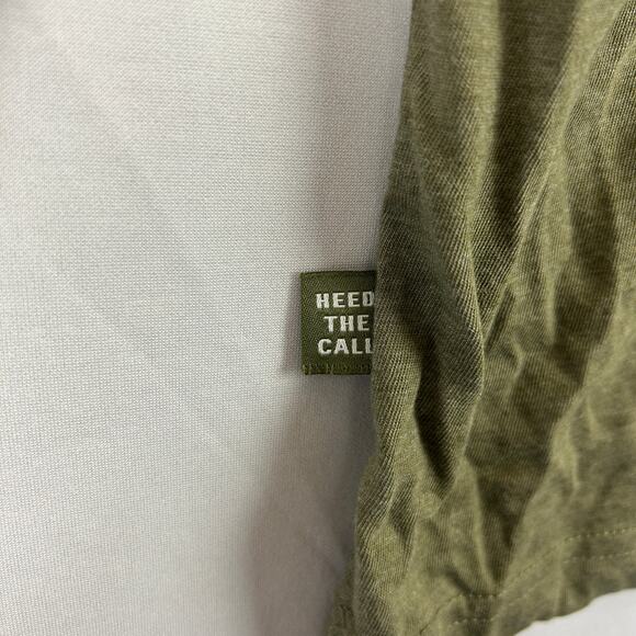 Howler Brothers Long Sleeve Shirt Creative Creatures Olive Green Men's Size M - Picture 4 of 12